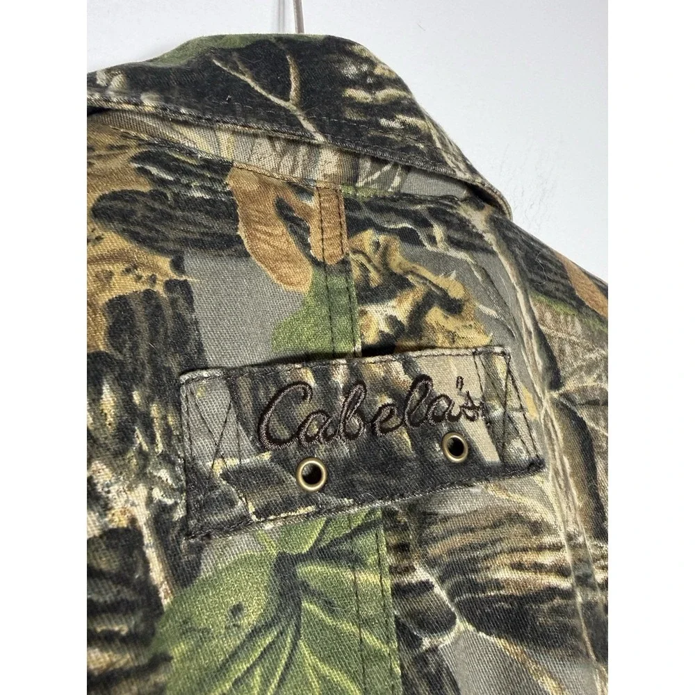 Cabelas Camo Seclusion 3D Youth Medium Coveralls Hunting Quilt Lined‎